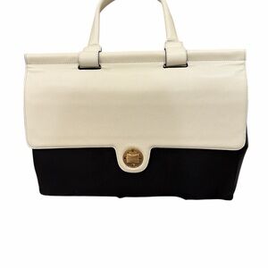 The Emma 39 tote by Jemma; Vanilla + Black; excellent condition